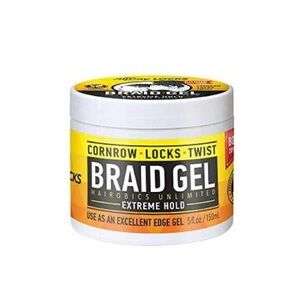 Braid Gel - Extreme Hold, Yellow